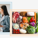woman eating, balanced plate, rose natural wellness, healthy food