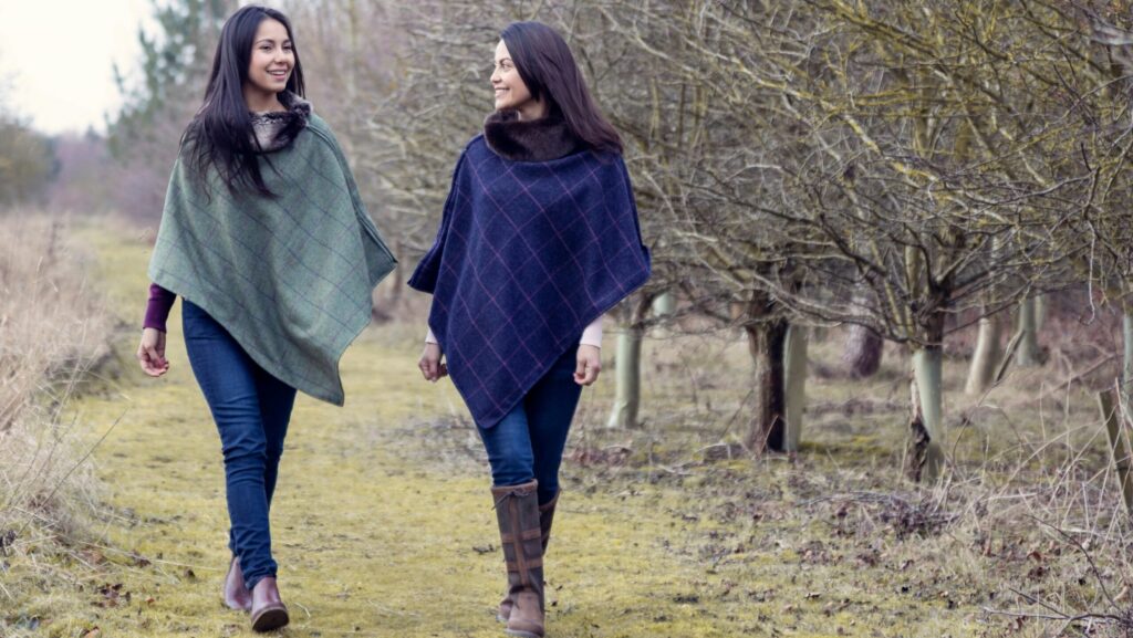 Women walking after a meal
