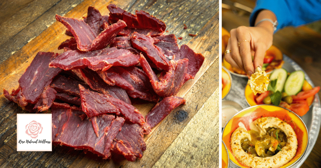 high protein snacks, beef jerky, and more, Rose Natural Wellness