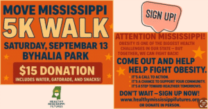 healthy mississippi futures, 5k, rose natural wellness, healthy community, mississippi, obesity awareness, health, nutrition, physical activity